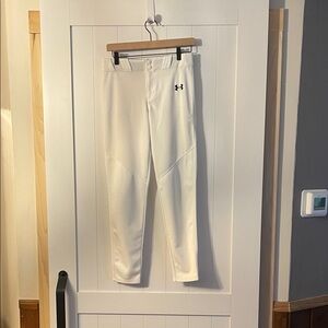 Under Armour Youth White Baseball Pants